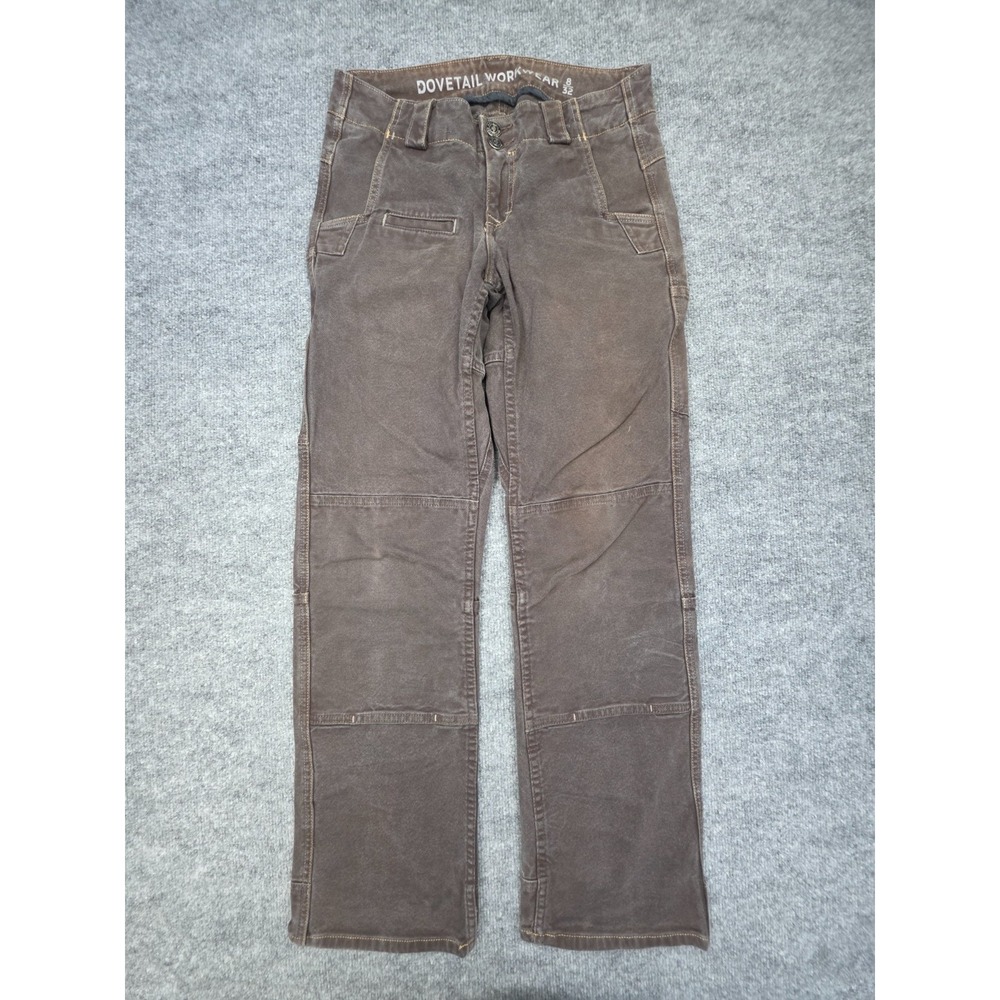 Dovetail Workwear Day Construct Pants Women's 8 / 32 Brown Double Knee